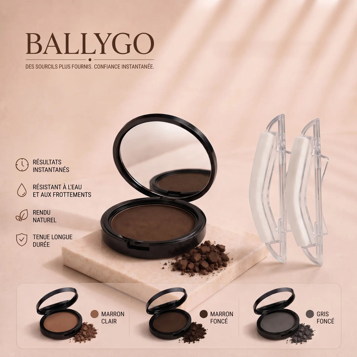 Kit tampon à sourcils BALLYGO